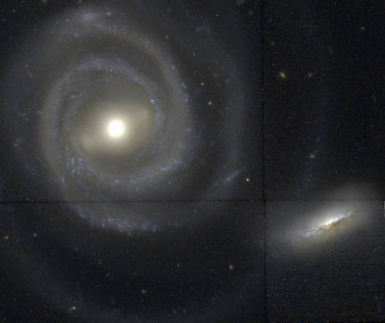 Hubble image of NGC 5752/4 galaxy pair