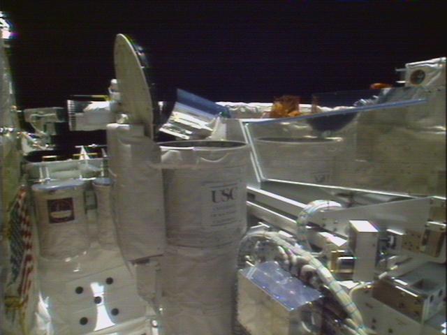 Starlite telescope in STS-95 payload bay