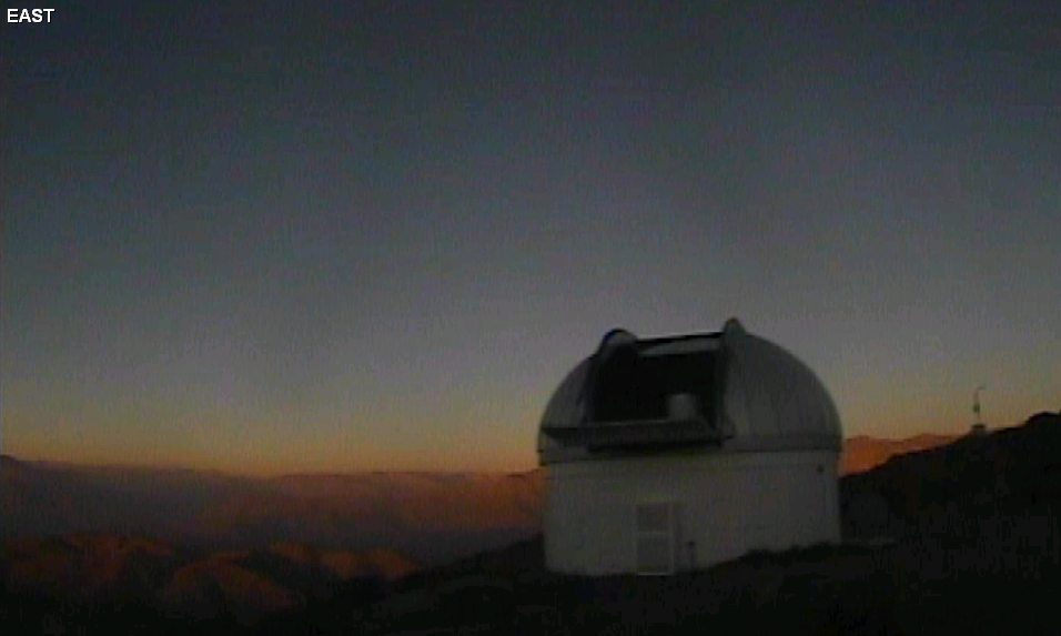 SARA-S telescope at dusk