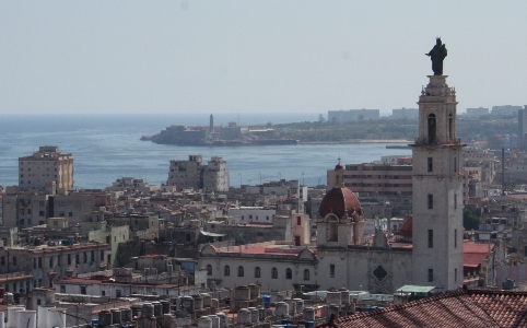 Viw of Havana from rooftop observatory