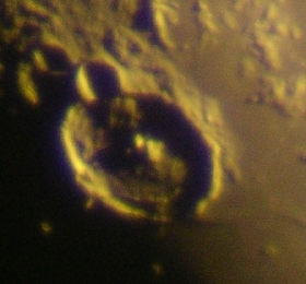 10-inch image of lunar crater Gassendi