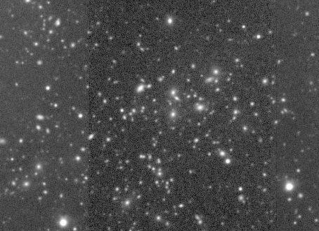 Abell 851 acquisition image with Gemini-N GMOS