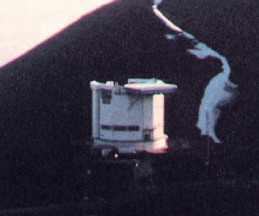 James Clerk Maxwell telescope and cinder cone