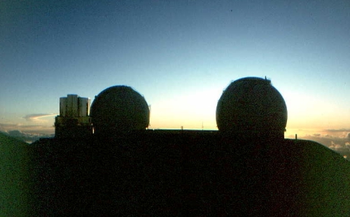 Keck and Subaru domes, Mauna Kea