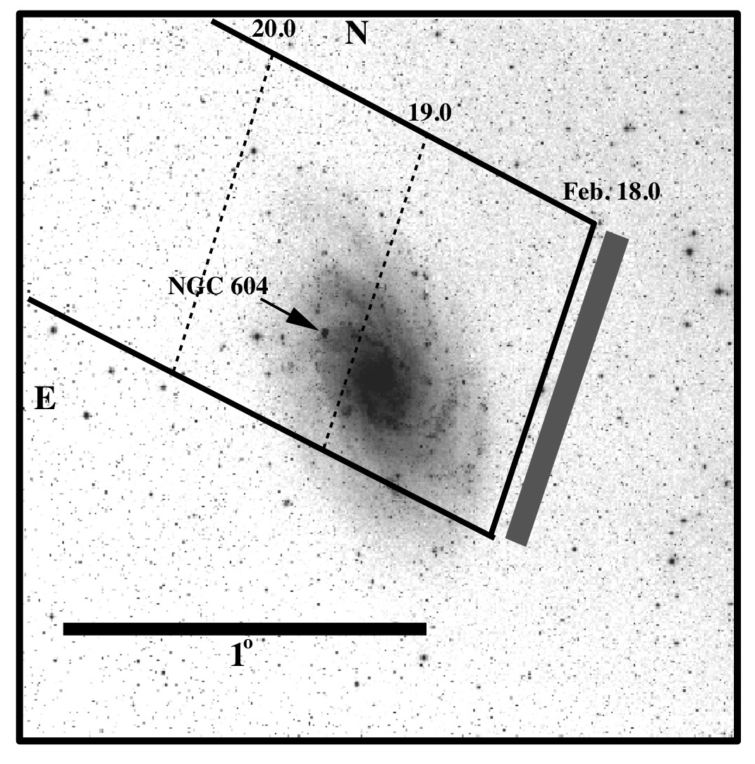 Voyager observation of M33