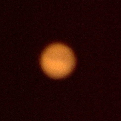 Mars image from 10-inch refractor