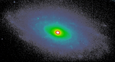 2-micron image of spiral galaxy NGC 3521