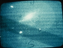 NGC 5866 seen on 40-inch acquisition TV