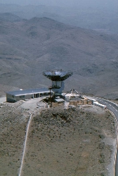SEST radio telescope under construction