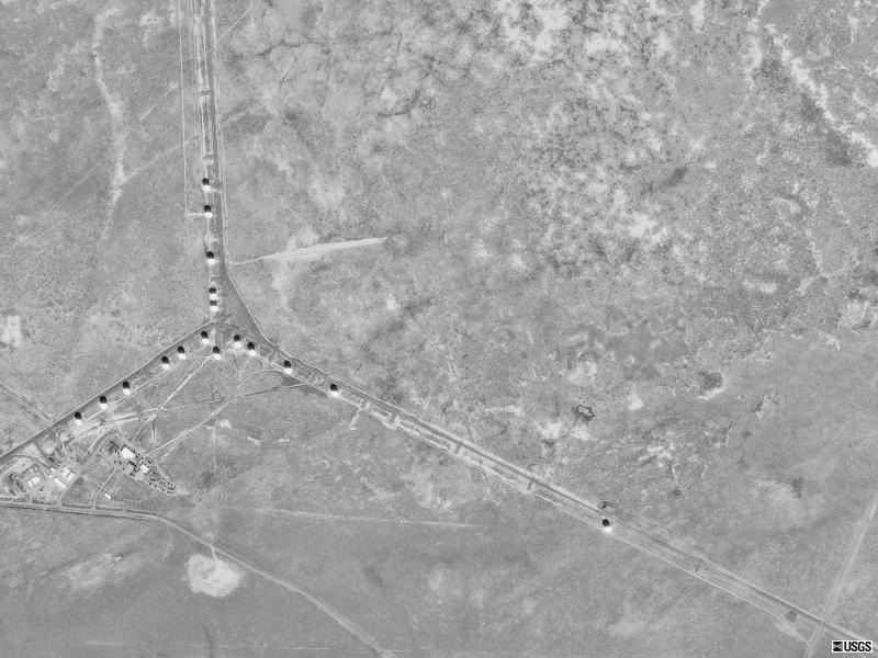 Aerial USGS photo of Very Large Array