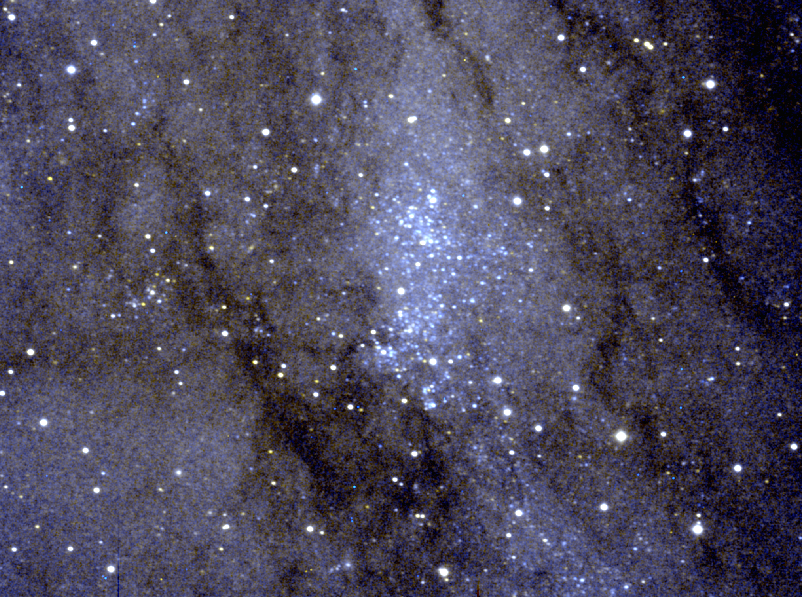 Star cloud NGC 206 in Andromeda Galaxy