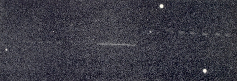 Lunar/Planetary Lab trailed photo of Apollo 8