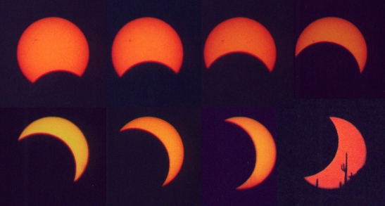 Eclipse image sequence