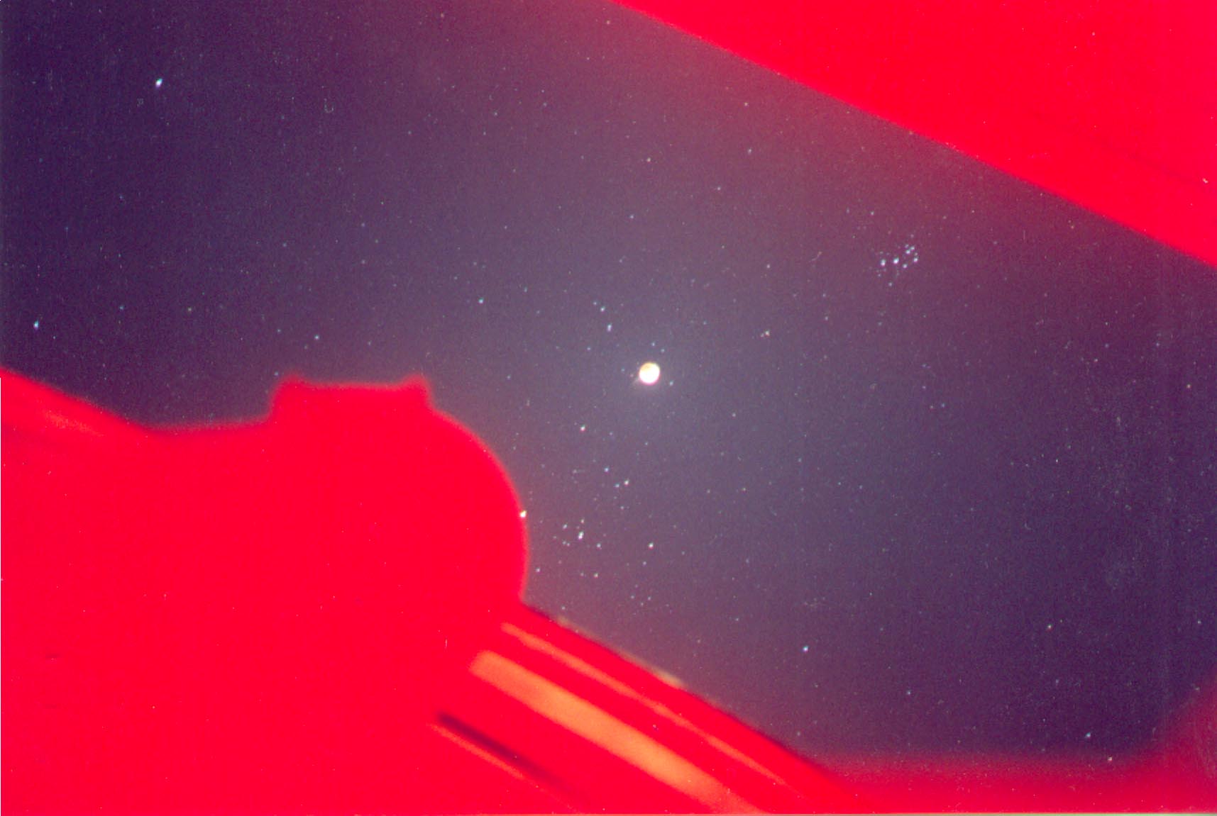 Eclipsed moon, November 29, 1993, and Taurus