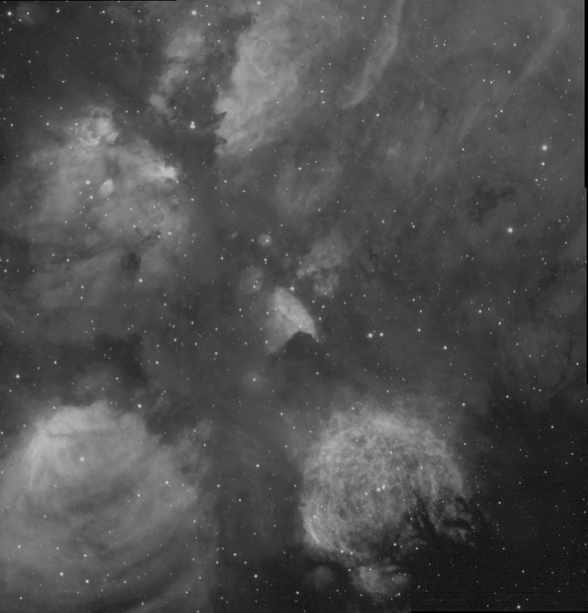NGC 6334 H-alpha mosaic