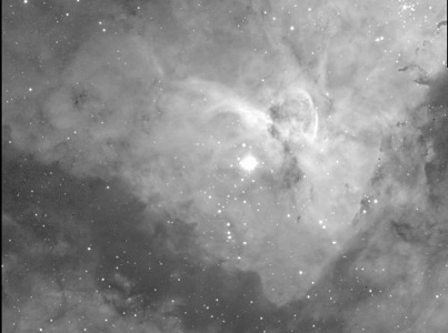 H-alpha mosaic of
Eta carinae region from SARA 0.6m telescope