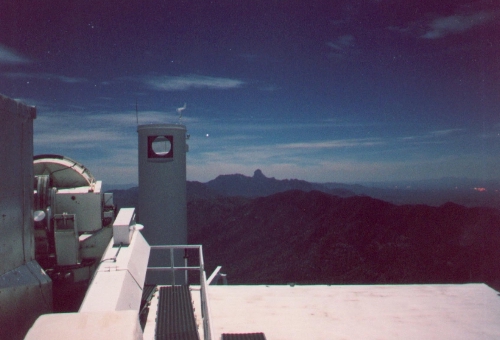 Night view, coude feed telescope at KPNO