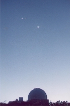 3 planets over Kitt Peak 2.1m dome