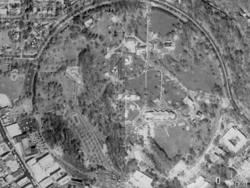 USGS aerial photo of USNO Washington site